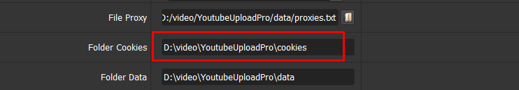 gmail cookies - Auto upload bulk videos on Youtube