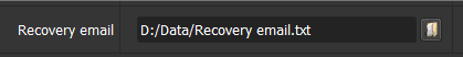 recovery setting - gmail bot