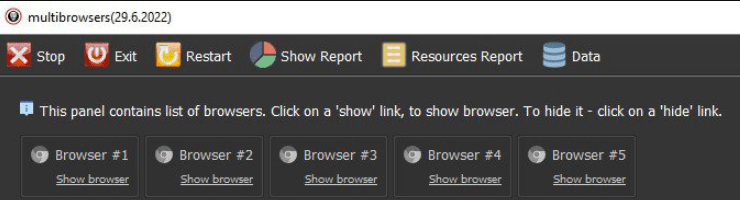 how to show browsers to use multiple accounts