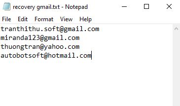 recoveryemail to create gmail accounts