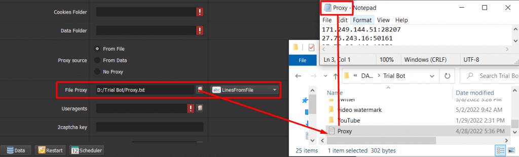 proxy file - behanceautomation - increase behance views