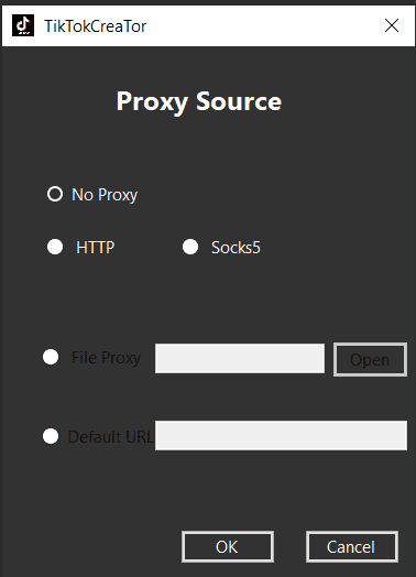 tiktok account creator - proxy source