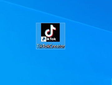 TikTokCreator shortcut