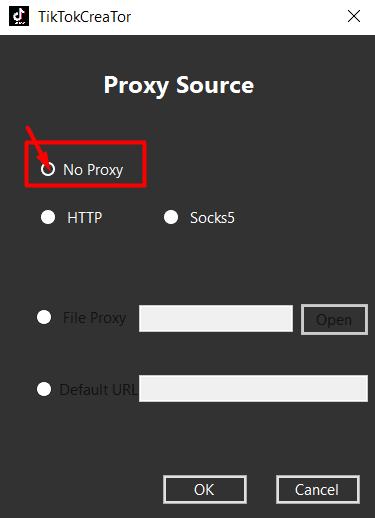 No proxy - TikTok account generator