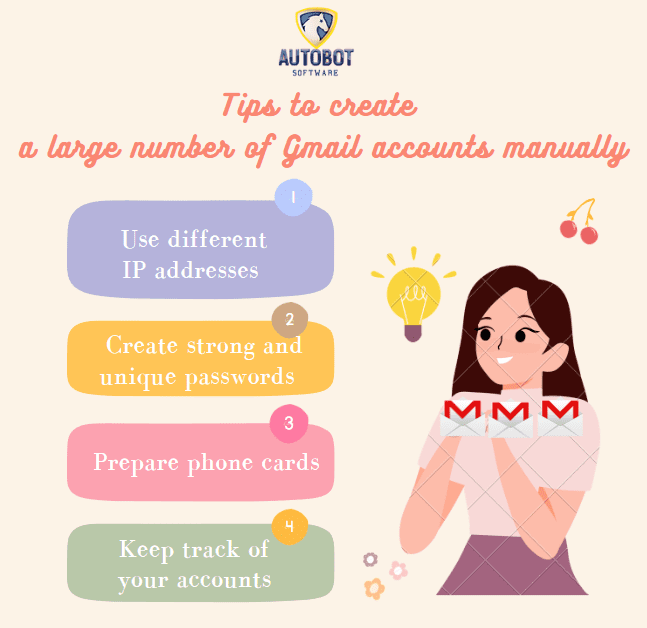 Unlimited Gmail Account Generator - tips to create bulk Gmail accounts manually