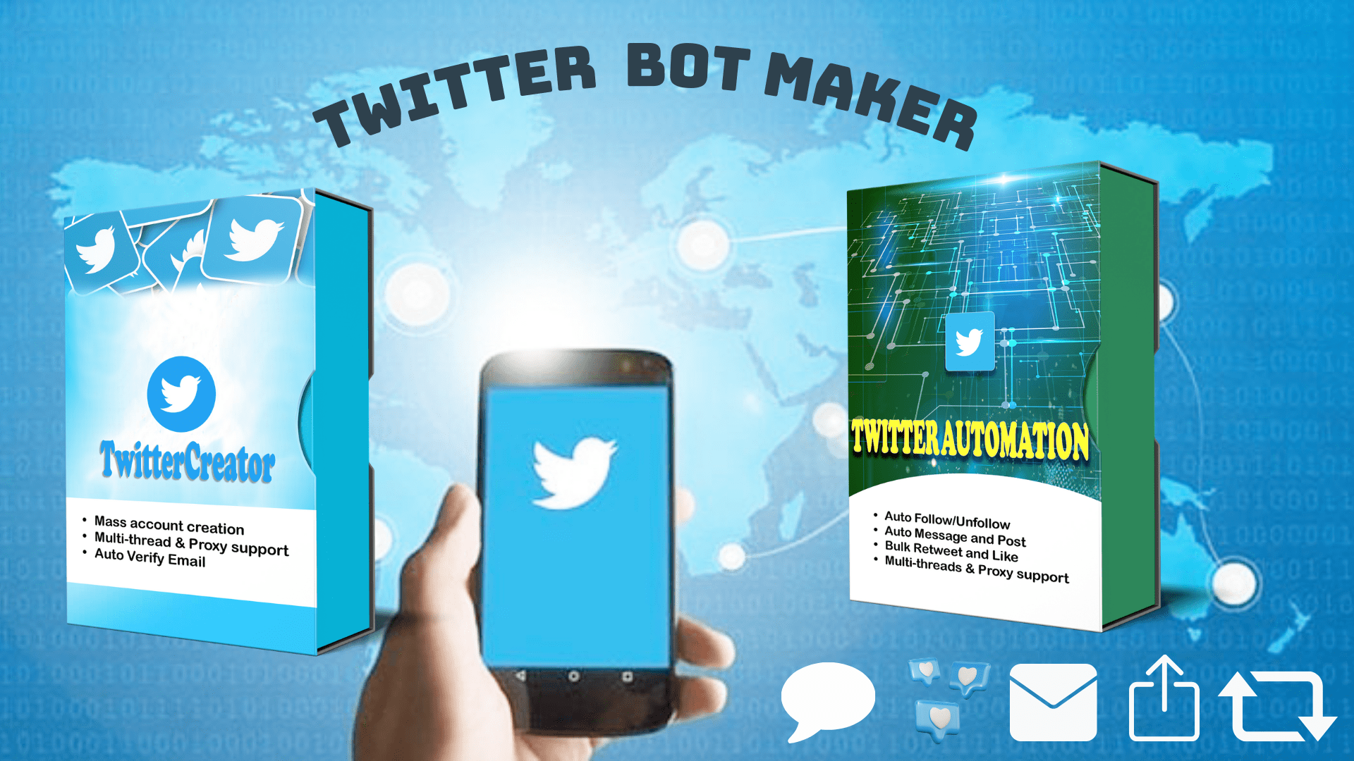 twitter auto tool - twitter bot maker