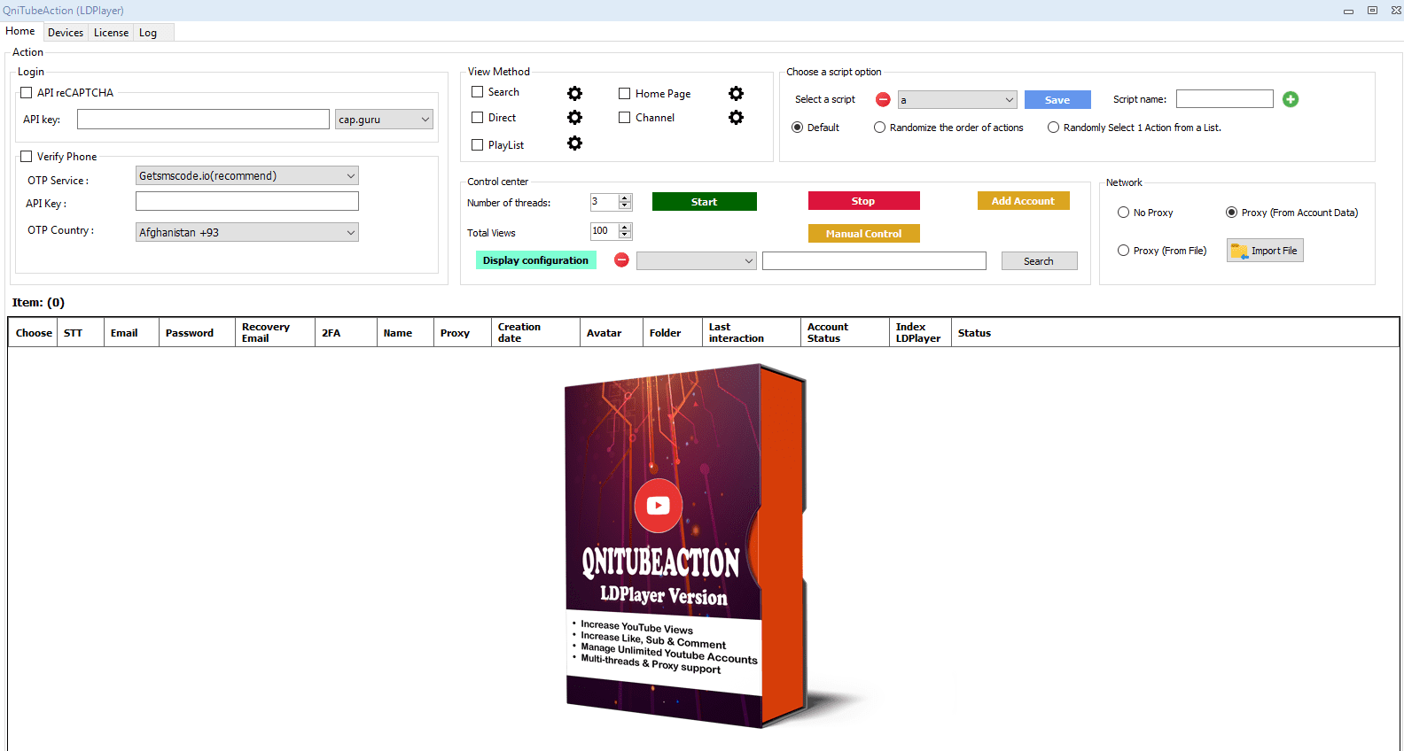 Youtube watchtime software - qnitubeaction